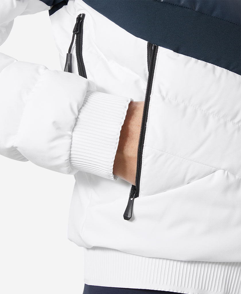 W IMPERIAL SHORT PUFFY JACKET, Navy