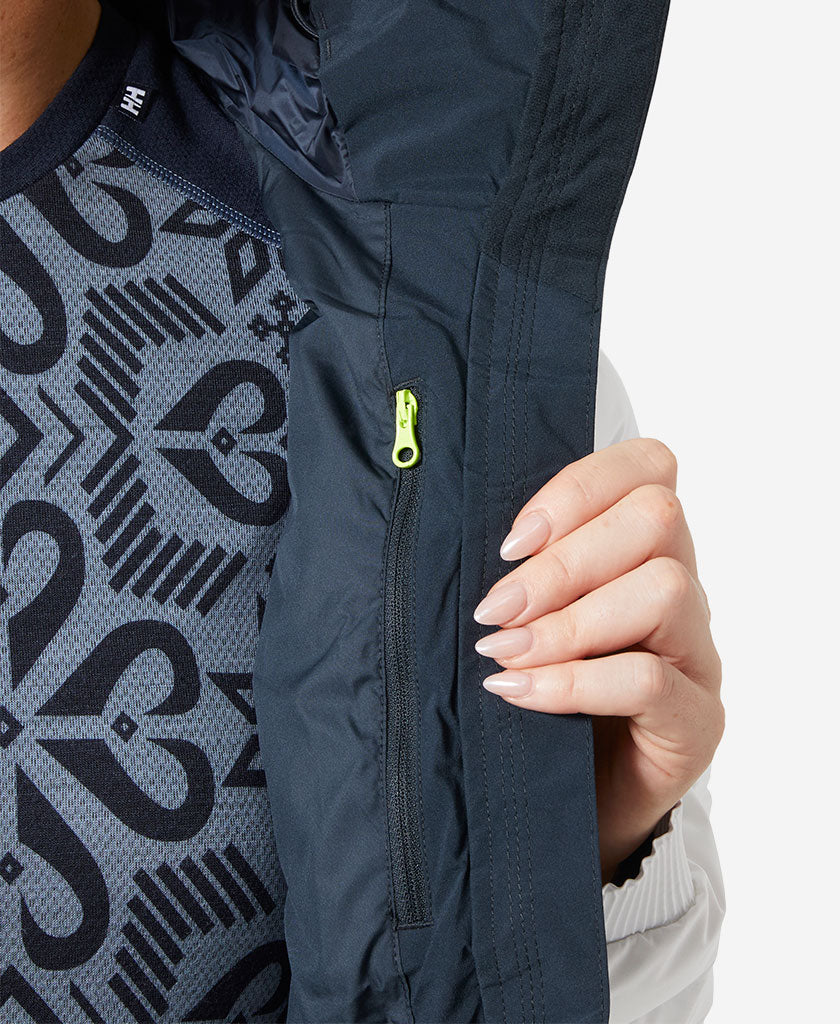 W IMPERIAL SHORT PUFFY JACKET, Navy