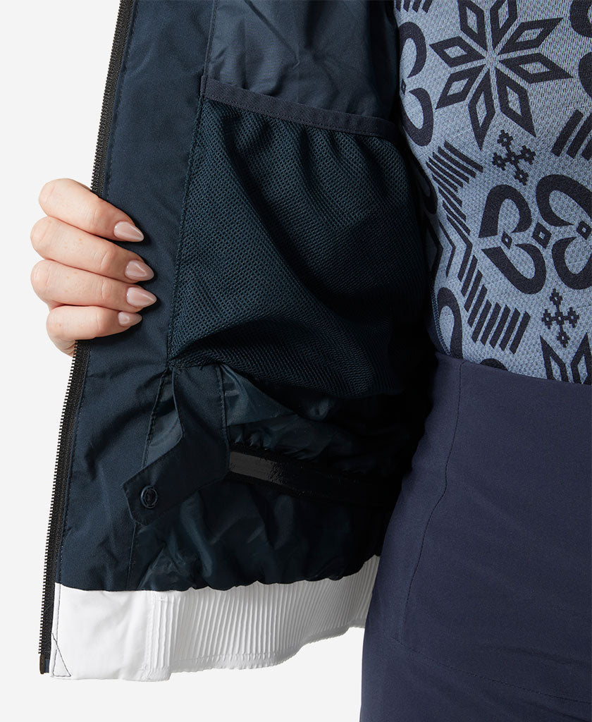 W IMPERIAL SHORT PUFFY JACKET, Navy