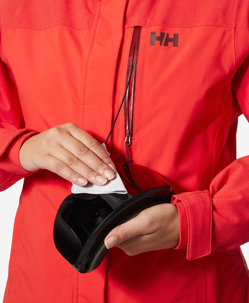 W SNOWPLAY JACKET, Alert Red