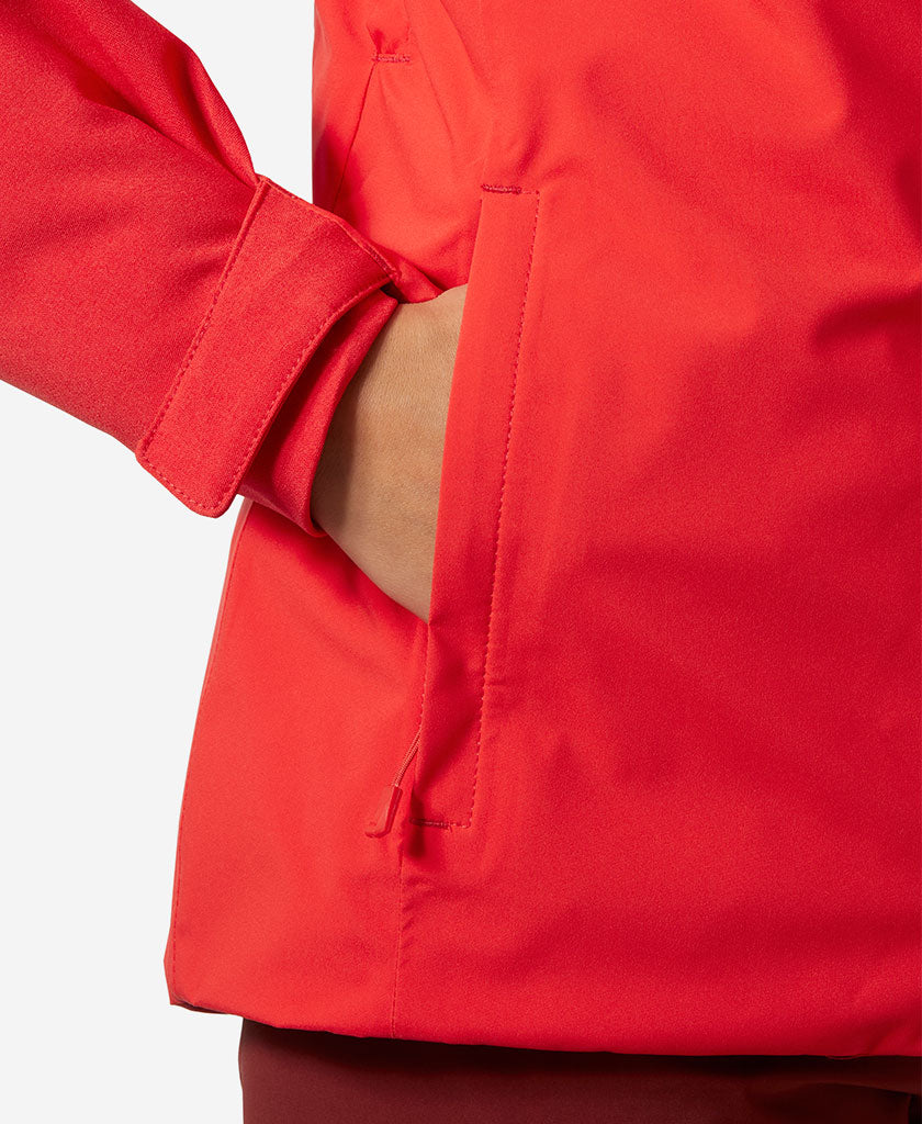 W SNOWPLAY JACKET, Alert Red