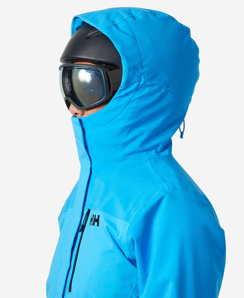 W SNOWPLAY JACKET, Cyan