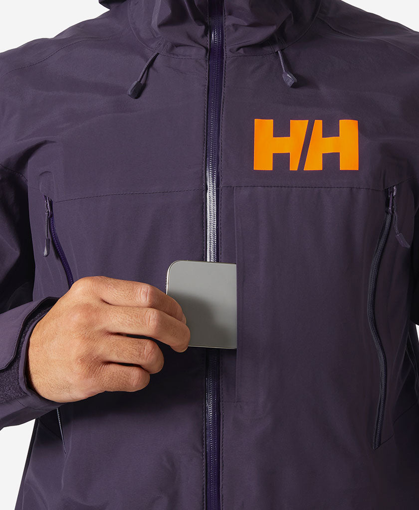 SOGN SHELL 2.0 JACKET, Black Grape