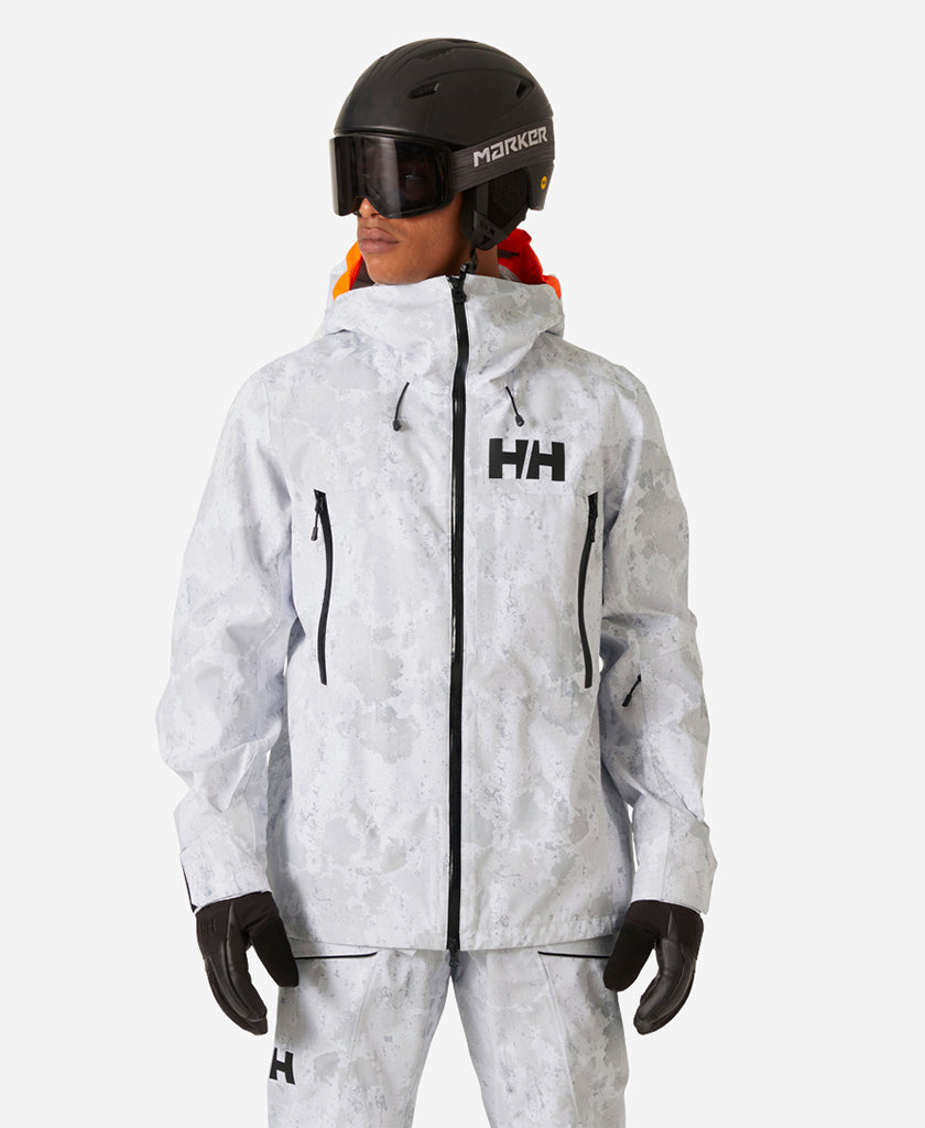 SOGN SHELL 2.0 JACKET, Grey Fog Snow Camo