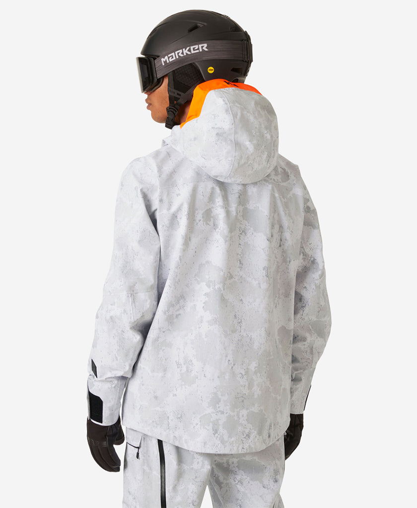 SOGN SHELL 2.0 JACKET, Grey Fog Snow Camo