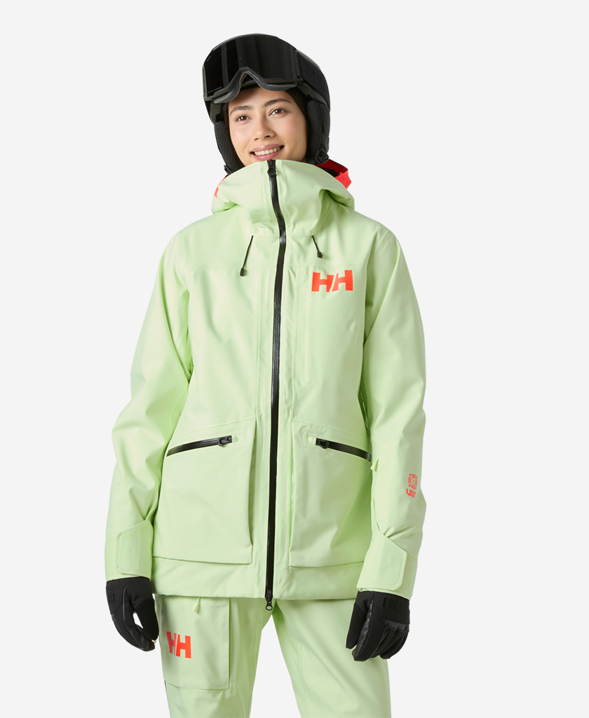 W POWDERQUEEN 3.0 JACKET, Washed Lime