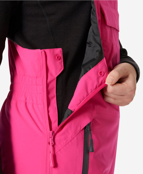 W LEGENDARY INSULATED BIB PANT, Dragon Fruit