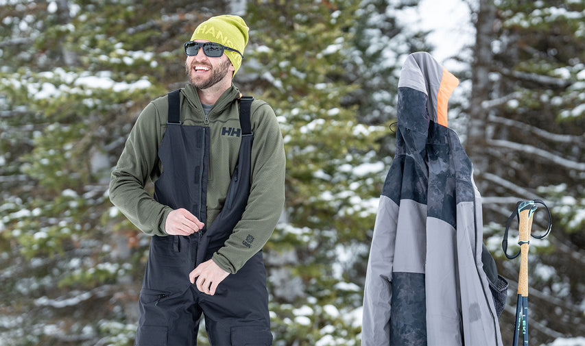 SOGN BIB CARGO PANT, Black