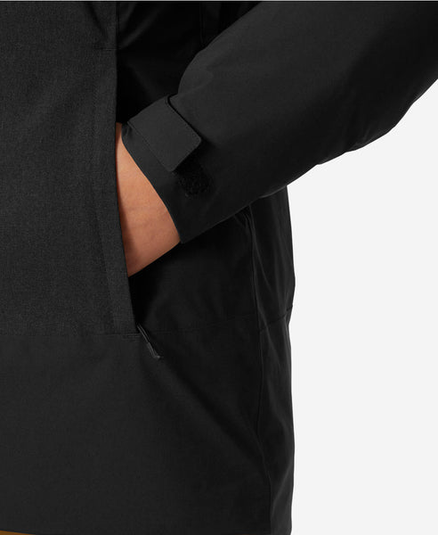 W SNOWPLAY LONG INS JACKET, Black