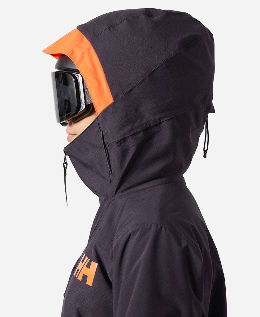 W WHITEWALL LIFALOFT 3.0 JKT, Black Grape