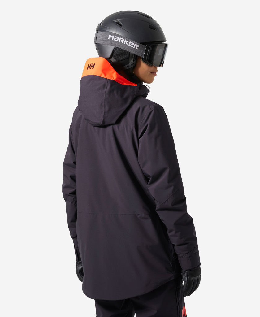W WHITEWALL LIFALOFT 3.0 JKT, Black Grape