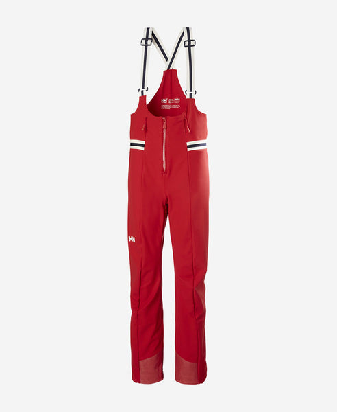 W AVANTI SOFTSHELL BIB PANT, Red