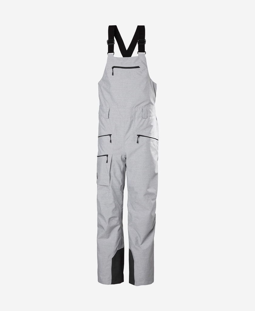W POWDERQUEEN BIB 2.0 PANT, Grey Melange