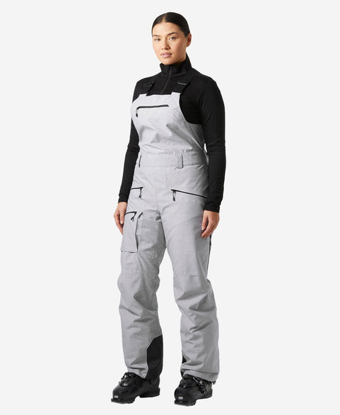 W POWDERQUEEN BIB 2.0 PANT, Grey Melange