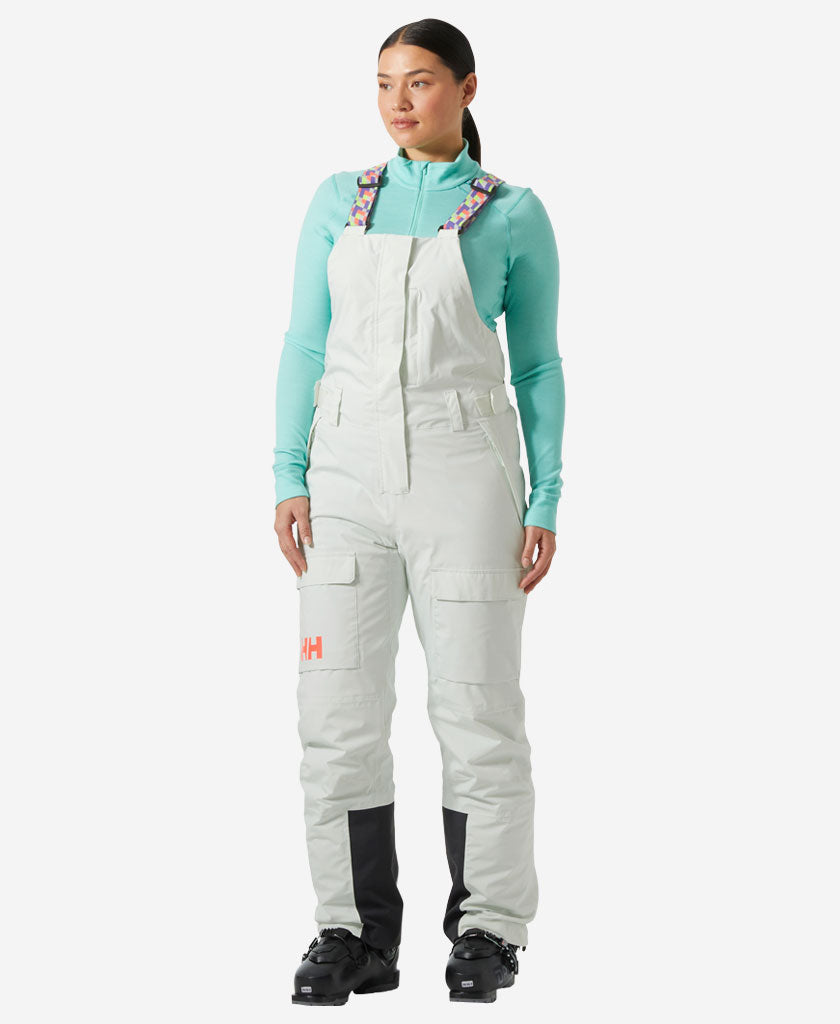 W SWITCH CARGO BIB PANT, Seafoam