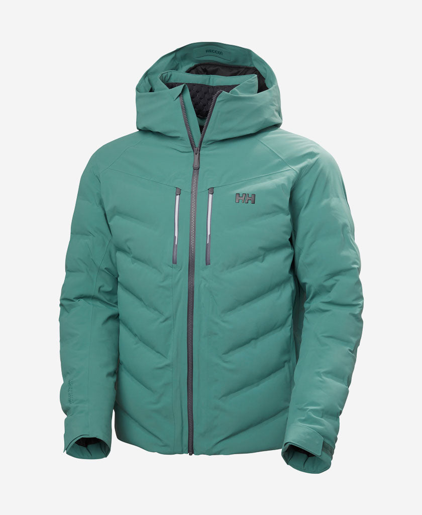 ALPHA PUFFY JACKET, Opal Green