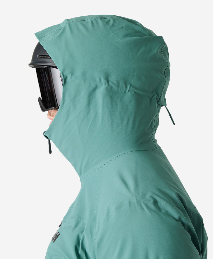 ALPHA PUFFY JACKET, Opal Green
