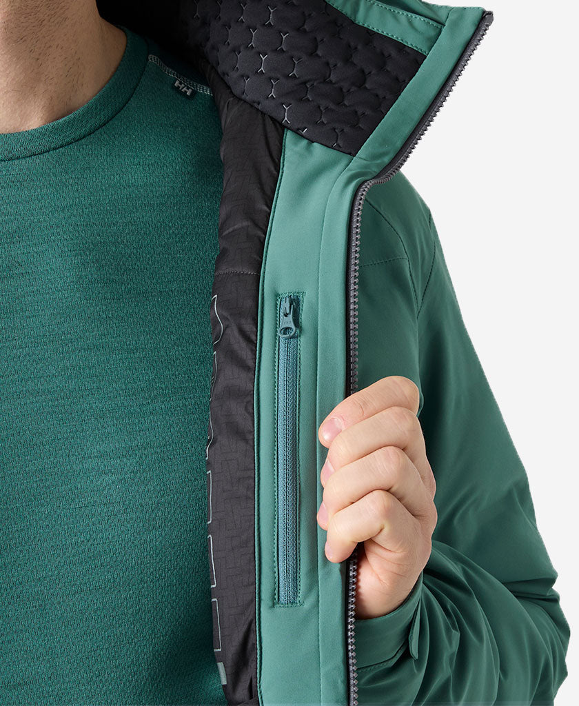 ALPHA PUFFY JACKET, Opal Green
