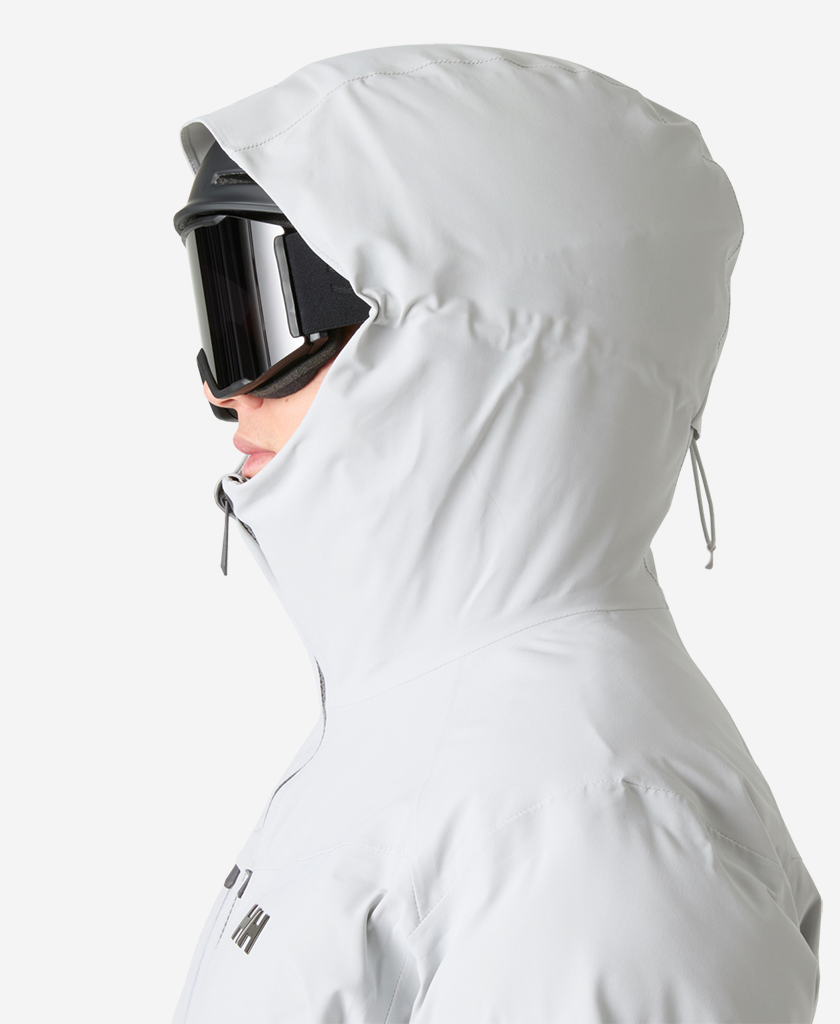 ALPHA PUFFY JACKET, Grey Fog