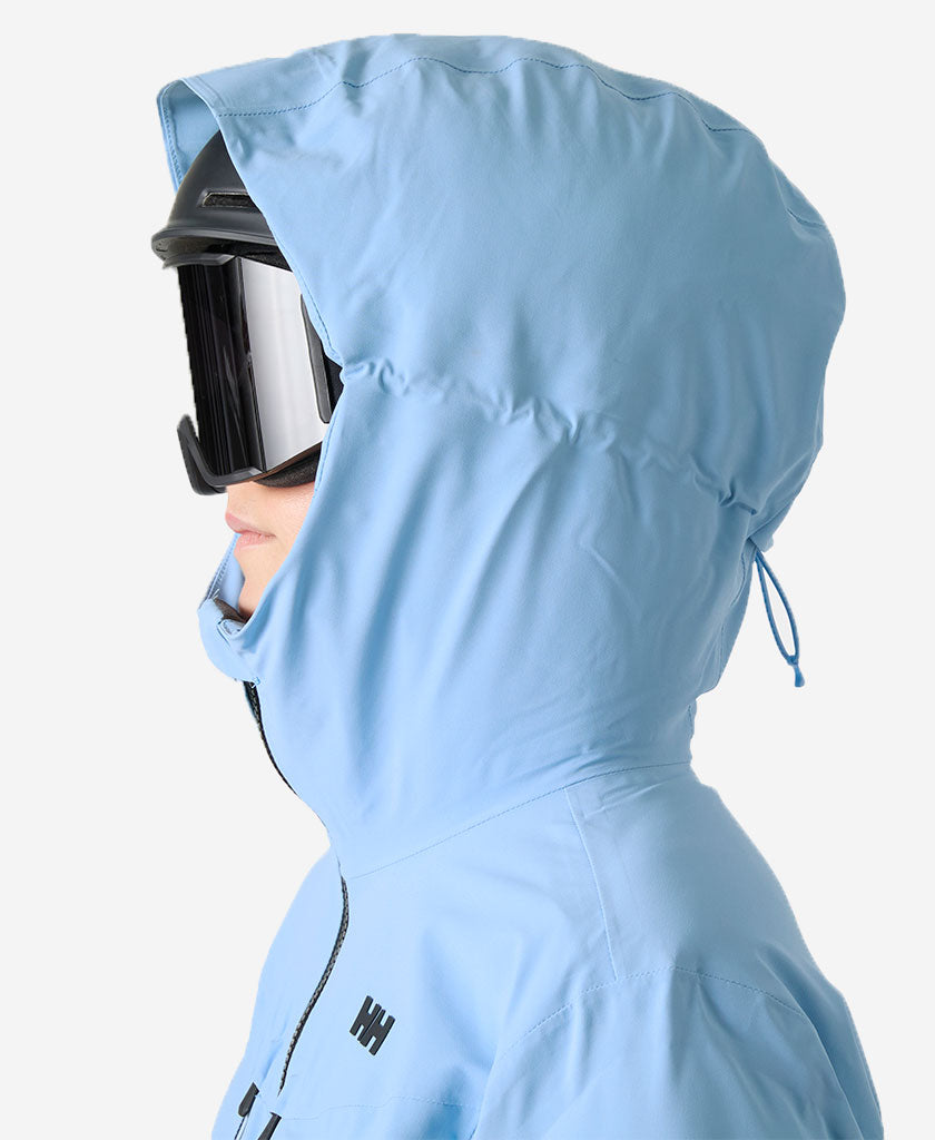 W ALPHELIA PUFFY JACKET, Bright Blue