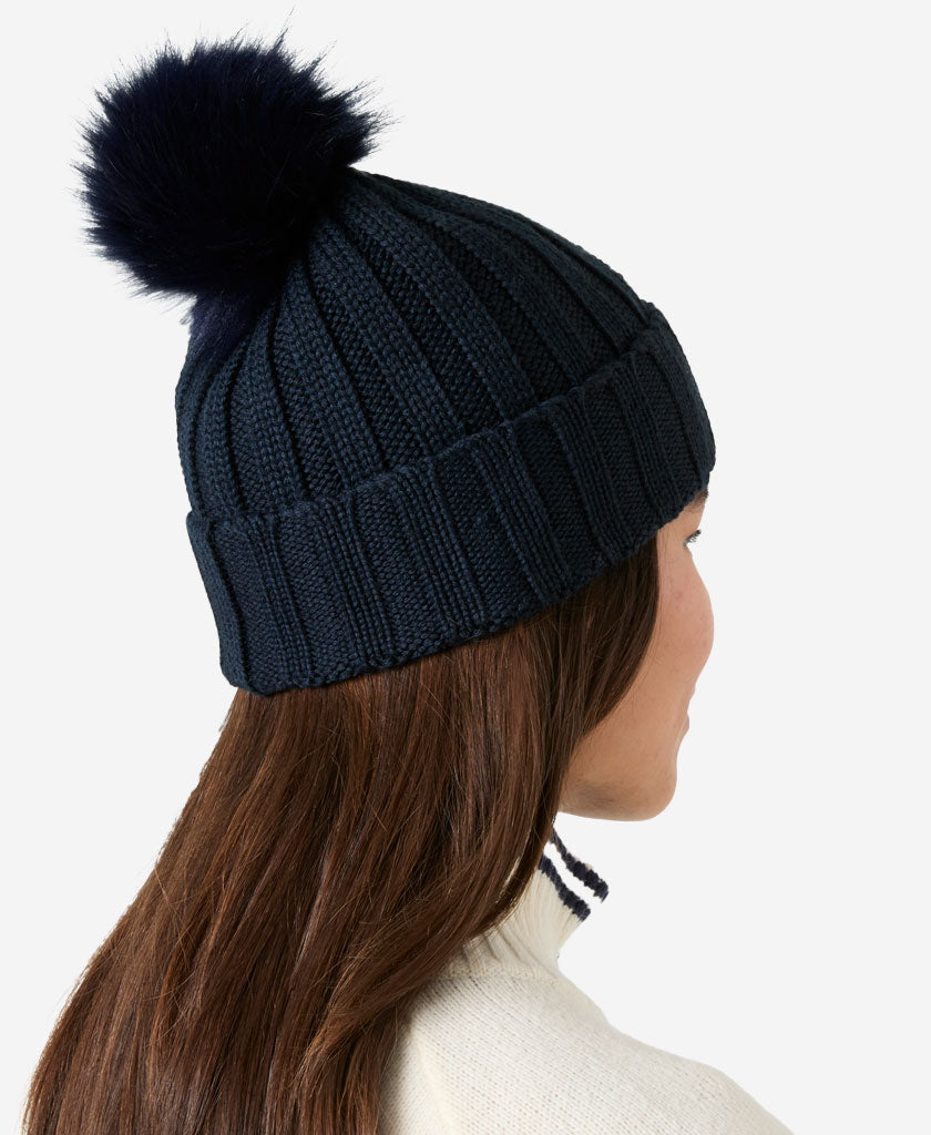 W LIMELIGHT BEANIE, Navy