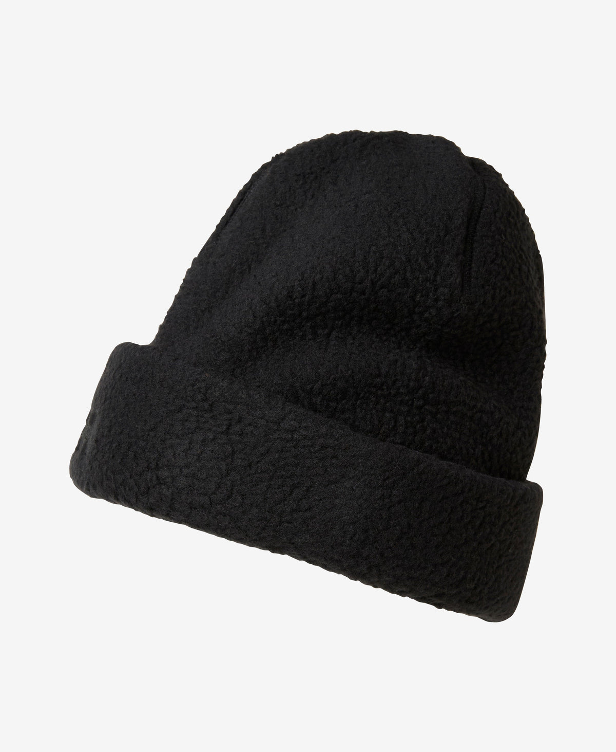 PILE FLEECE BEANIE, Black