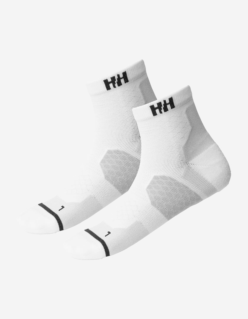 TRAIL SOCK 2PK, White