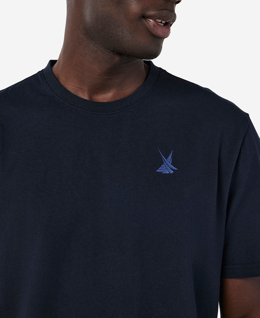 CROSS SAILS T-SHIRT, Navy