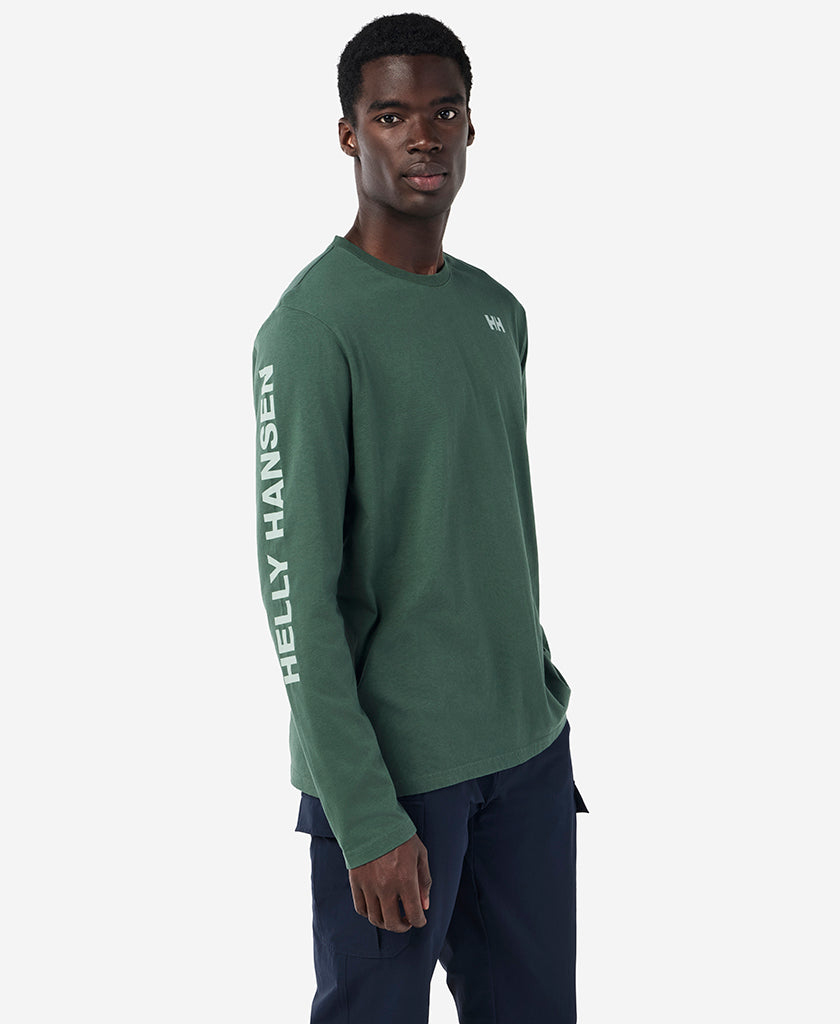 ERVIK L/S T-SHIRT, Jungle Green