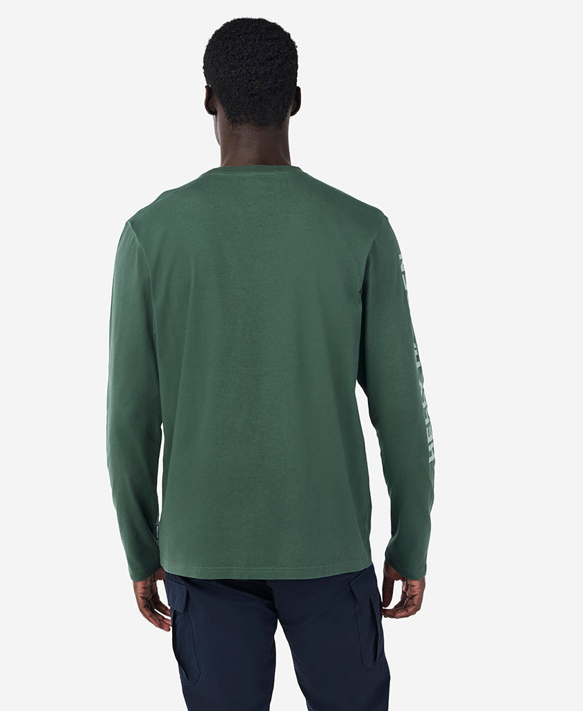 ERVIK L/S T-SHIRT, Jungle Green