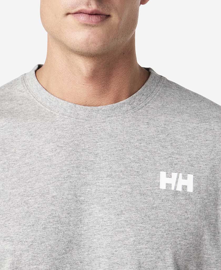 ERVIK L/S T-SHIRT, Grey Melange