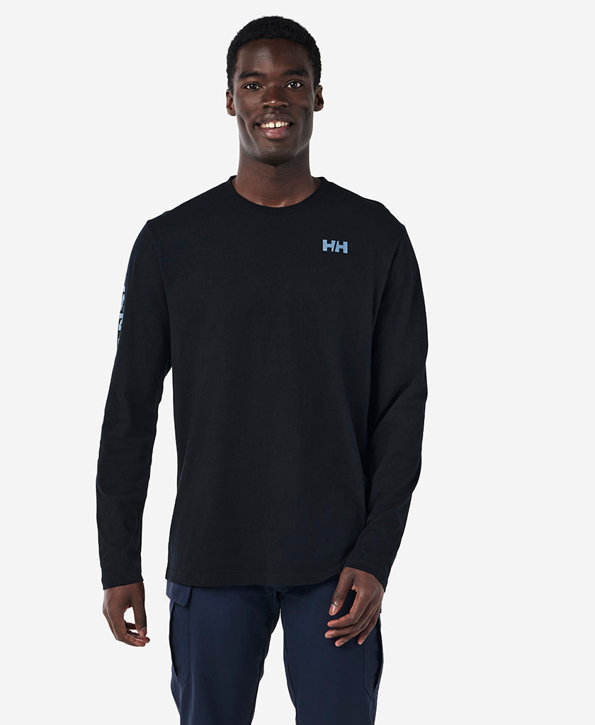ERVIK L/S T-SHIRT, Black