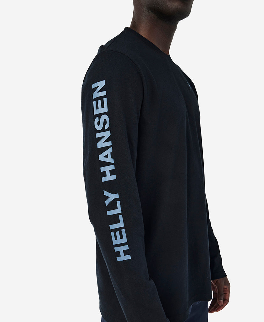 ERVIK L/S T-SHIRT, Black