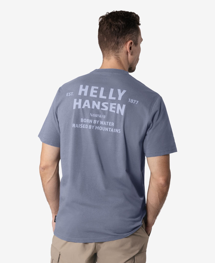 SHORE T-SHIRT, Washed Navy