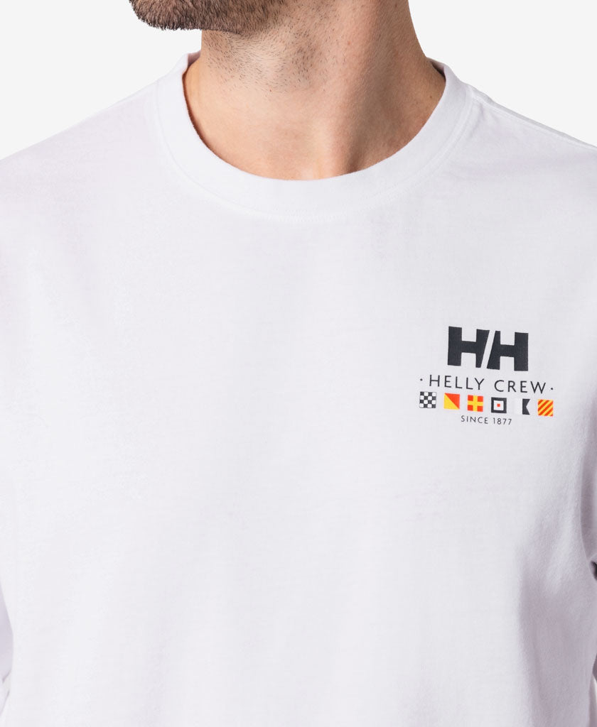 SEAFARER L/S T-SHIRT, White