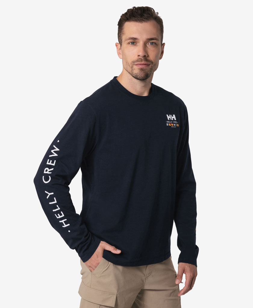 SEAFARER L/S T-SHIRT, Navy