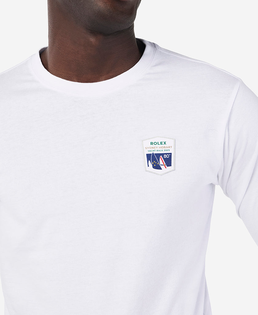 RSHYR25 BURGEE LS T-SHIRT, White