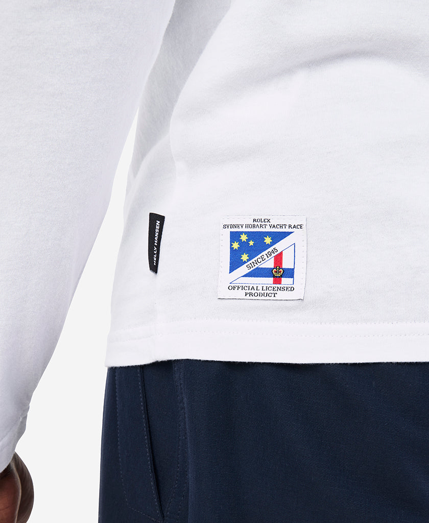 RSHYR25 BURGEE LS T-SHIRT, White