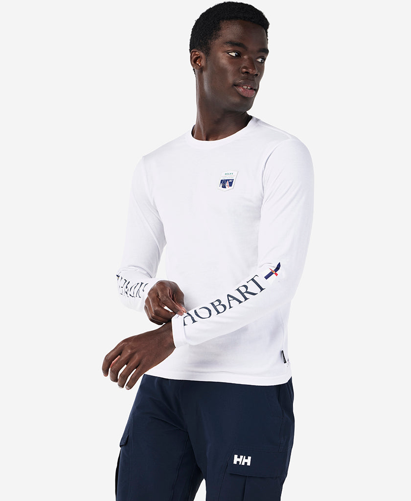 RSHYR25 BURGEE LS T-SHIRT, White