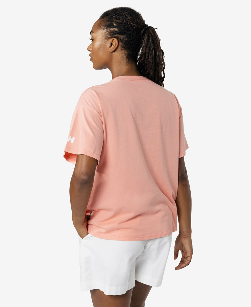 W OUTLINE T-SHIRT, Coral Almond