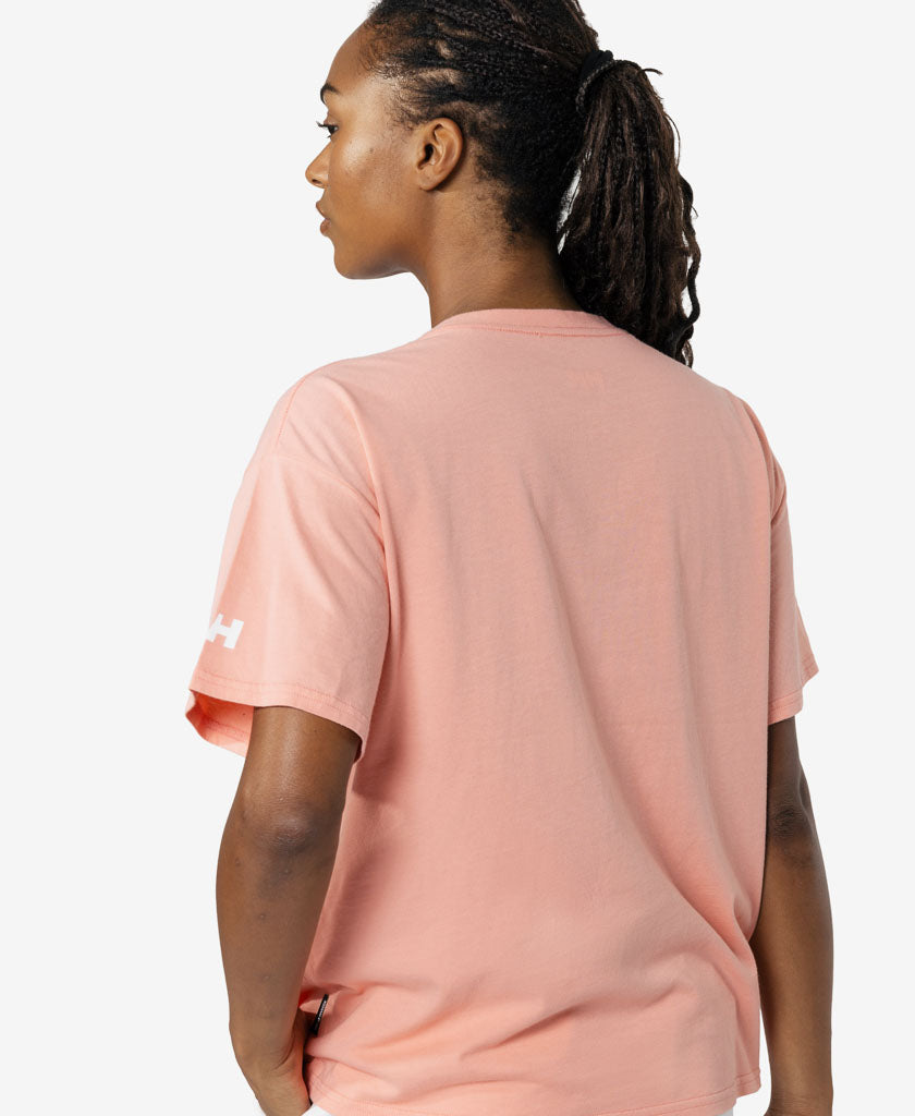 W OUTLINE T-SHIRT, Coral Almond