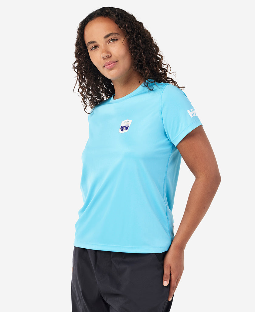 RSHYR25 W TECH T-SHIRT, Aqua