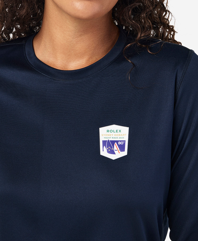 RSHYR25 W TECH CREW LS, Navy