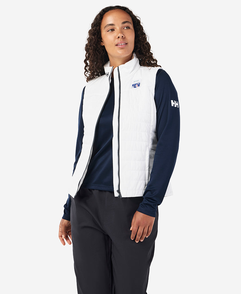 RSHYR25 W CREW INSULATOR VEST, White
