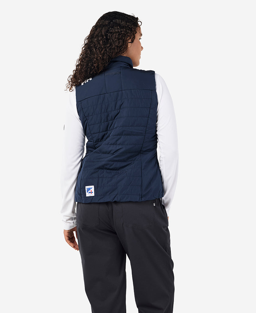 RSHYR25 W CREW INSULATOR VEST, Navy