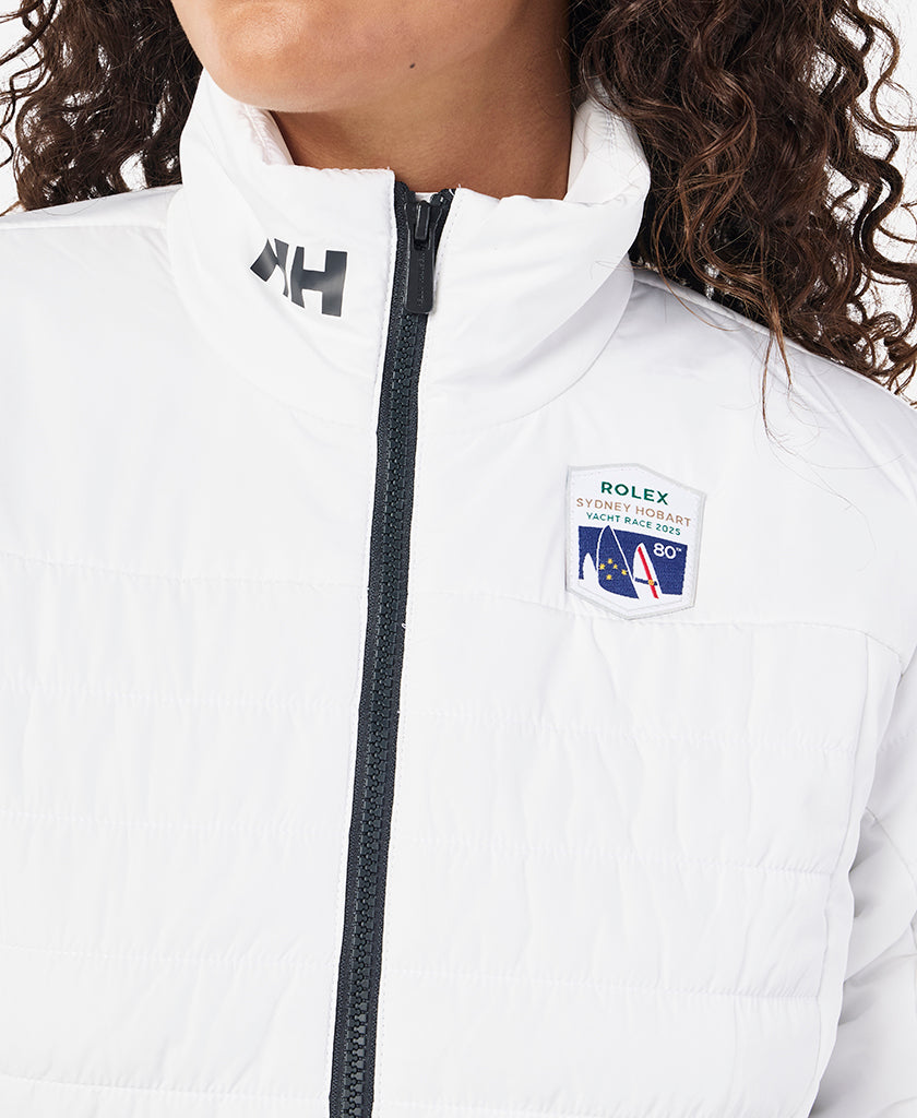 RSHYR25 W CREW INSULATOR JACKET, White