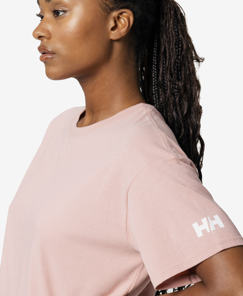 W CREW T-SHIRT 2.0, Pink Salt